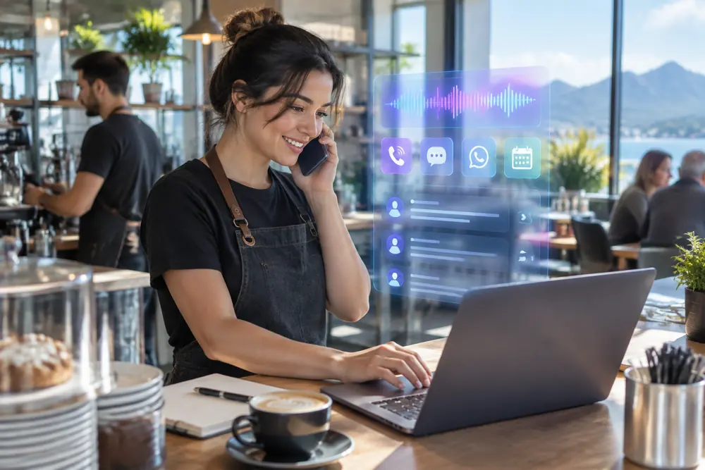 Cafés workflow coordinated across channels