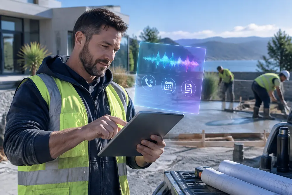 Concrete contractors booking and follow-up in progress