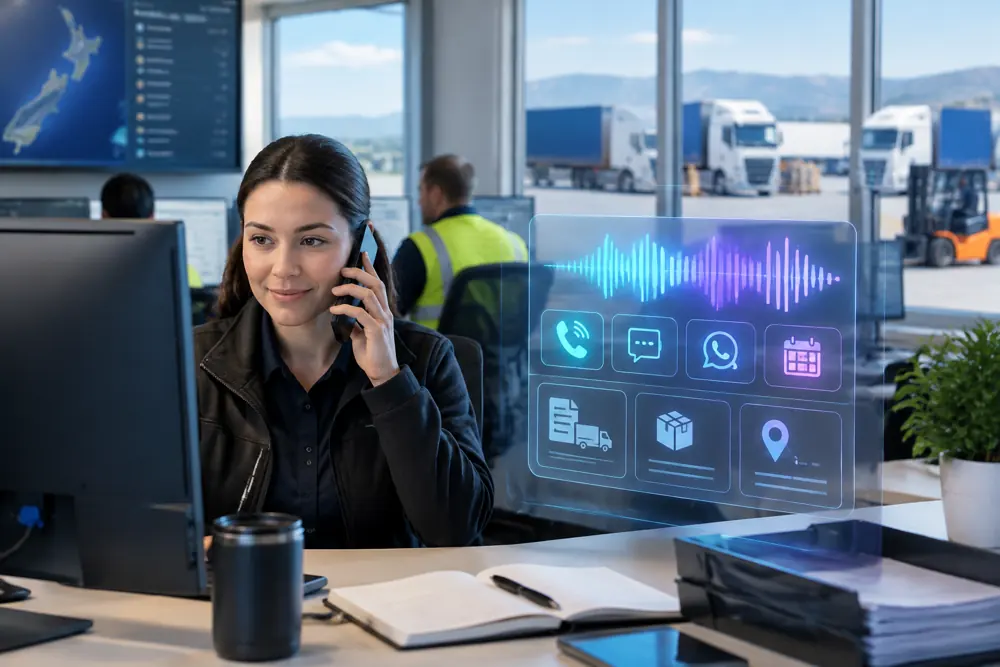 Freight operators workflow coordinated across channels