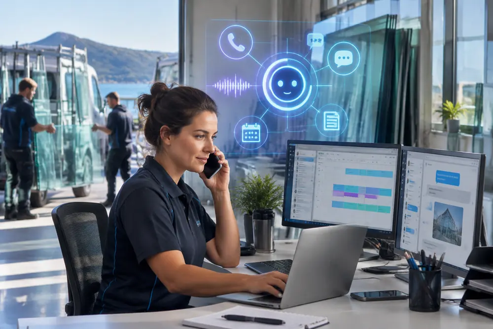 Glaziers workflow coordinated across channels