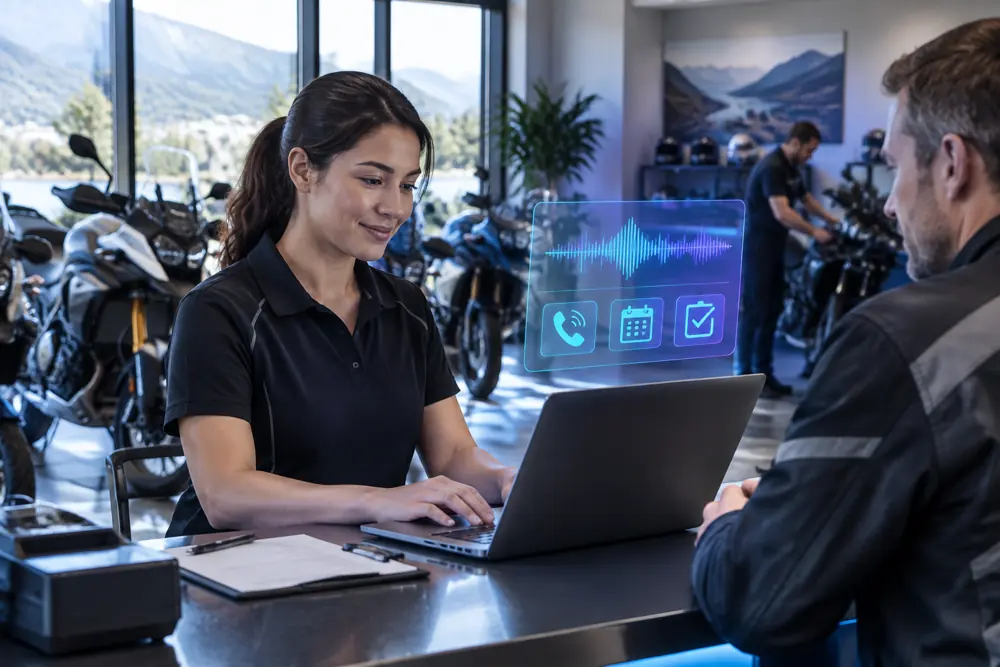 Motorcycle dealers booking and follow-up in progress