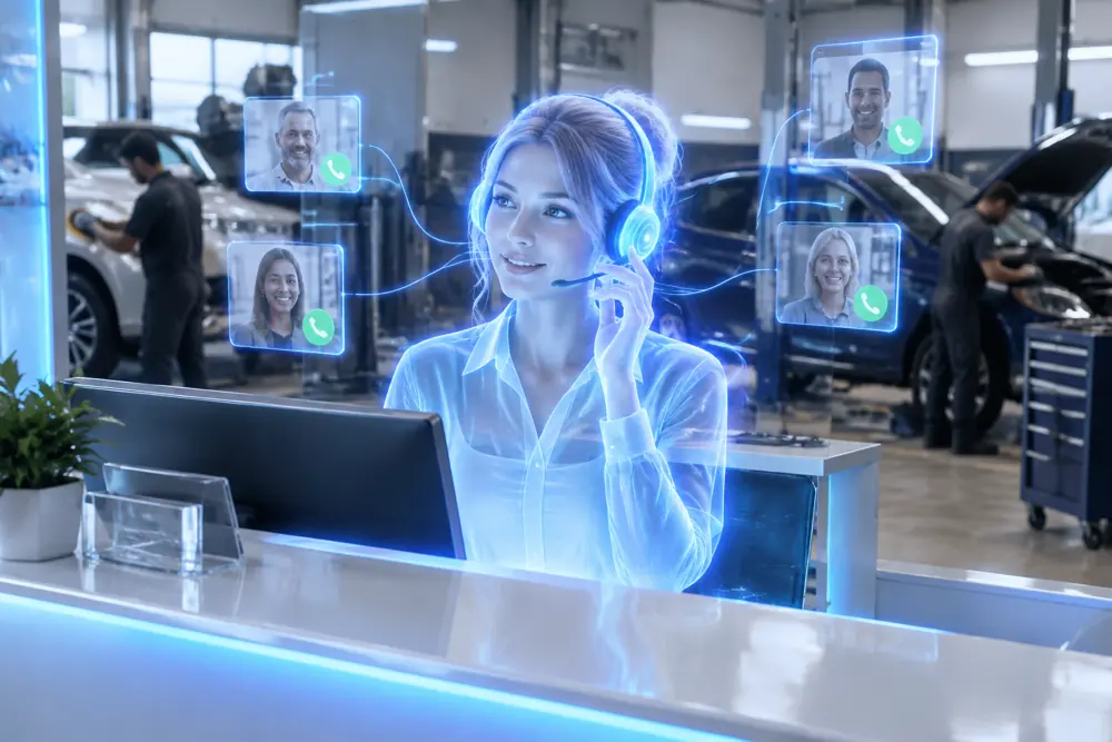 SAM digital receptionist answering calls for a New Zealand panel beaters business
