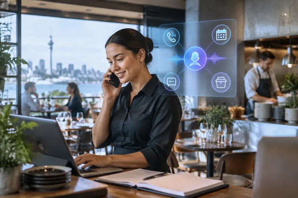 Restaurants workflow coordinated across channels