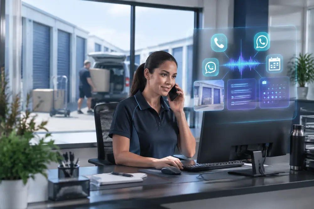 Storage businesses workflow coordinated across channels